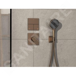 Hansgrohe ShowerSelect Comfort - Inverseur encastré, 3 sorties, bronze brossé 15573140