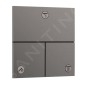 Hansgrohe ShowerSelect Comfort - Inverseur encastré, 3 sorties, noir chromé brossé 15573340
