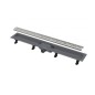 Alcadrain Douchegoten - Bac à douche Simple 950 mm, avec bord pour grille perforée, grille incluse, tapis en acier inoxydable Alcadrain Douchegoten - Bac à douche Simple 950 mm, avec bord pour grille perforée, grille incluse, tapis en acier inoxydable
