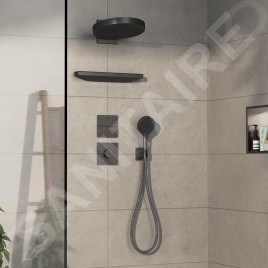 Hansgrohe ShowerSelect Comfort - Inverseur encastré, 3 sorties, noir chromé brossé 15573340