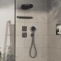 Hansgrohe ShowerSelect Comfort - Inverseur encastré, 3 sorties, noir chromé brossé 15573340