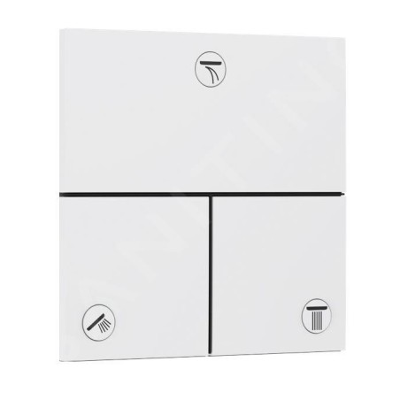 Hansgrohe ShowerSelect Comfort - Inverseur encastré, 3 sorties, blanc mat 15573700