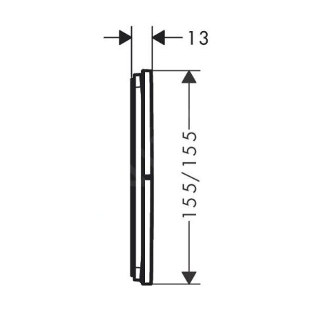 Hansgrohe ShowerSelect Comfort - Inverseur encastré, 3 sorties, blanc mat 15573700