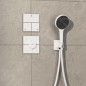 Hansgrohe ShowerSelect Comfort - Inverseur encastré, 3 sorties, blanc mat 15573700