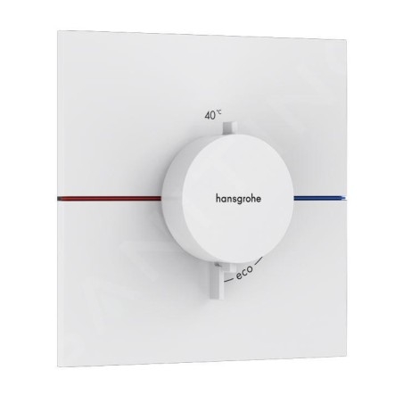 Hansgrohe ShowerSelect Comfort - Mitigeur thermostatique encastré, blanc mat 15574700