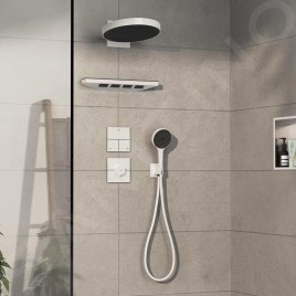 Hansgrohe ShowerSelect Comfort - Mitigeur thermostatique encastré, blanc mat 15574700
