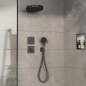 Hansgrohe ShowerSelect Comfort - Mitigeur thermostatique encastré, chrome noir brossé 15575340 Hansgrohe ShowerSelect Comfort - Mitigeur thermostatique encastré, chrome noir brossé 15575340