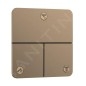 Hansgrohe ShowerSelect Comfort - Inverseur encastré, 3 sorties, bronze brossé 15587140