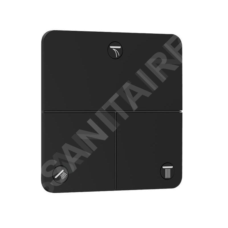 Hansgrohe ShowerSelect Comfort - Inverseur encastré, 3 sorties, noir mat 15587670