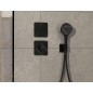 Hansgrohe ShowerSelect Comfort - Inverseur encastré, 3 sorties, noir mat 15587670