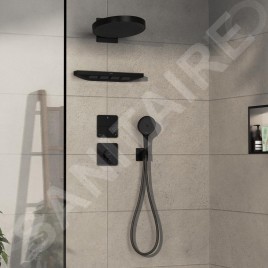 Hansgrohe ShowerSelect Comfort - Inverseur encastré, 3 sorties, noir mat 15587670