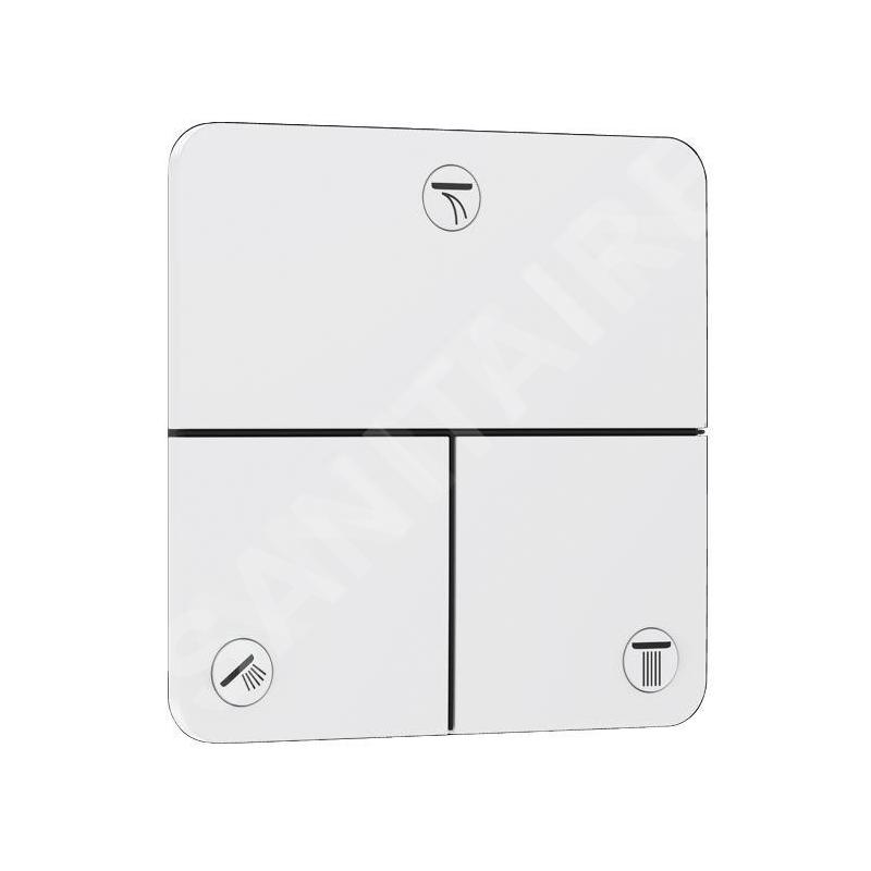 Hansgrohe ShowerSelect Comfort - Inverseur encastré, 3 sorties, blanc mat 15587700