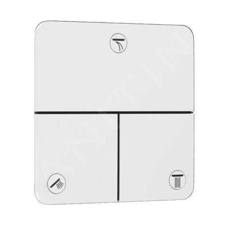 Hansgrohe ShowerSelect Comfort - Inverseur encastré, 3 sorties, blanc mat 15587700