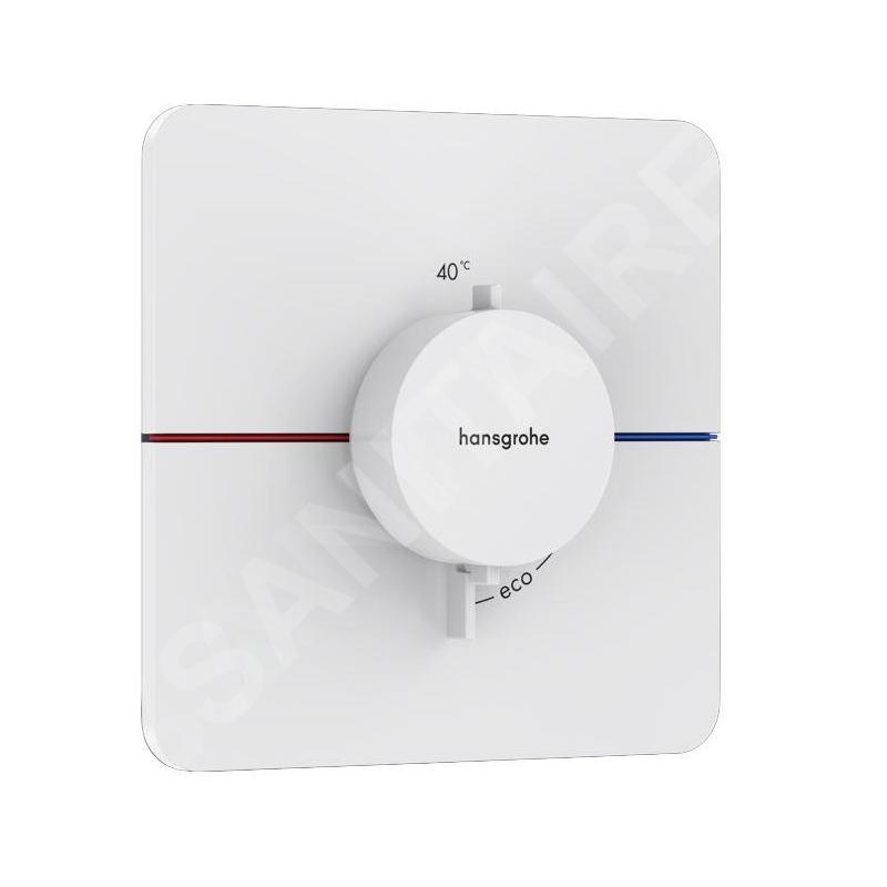 Hansgrohe ShowerSelect Comfort - Mitigeur thermostatique encastré, blanc mat 15588700 Hansgrohe ShowerSelect Comfort - Mitigeur thermostatique encastré, blanc mat 15588700