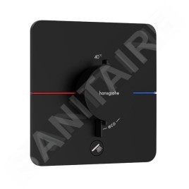 Hansgrohe ShowerSelect Comfort - Mitigeur thermostatique encastré, noir mat 15589670