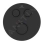 Ideal Standard CeraTherm Navigo - Mitigeur thermostatique de douche encastré, 2 sorties, noir soyeux A7296XG