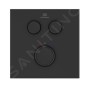Ideal Standard CeraTherm Navigo - Mitigeur thermostatique de douche encastré, 2 sorties, noir soyeux A7302XG