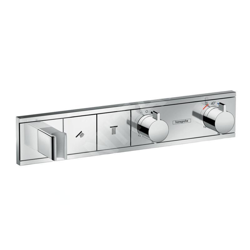 Hansgrohe RainSelect - Mitigeur thermostatique de douche encastré pour 2 sorties, chrome 15355000 Hansgrohe RainSelect - Mitigeur thermostatique de douche encastré pour 2 sorties, chrome 15355000