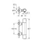 Grohe Precision Trend - Mitigeurs de douche thermostatique, chrome 34229002