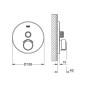 Grohe SmartControl - Mitigeur encastré pour 1 sortie, chrome 29144000