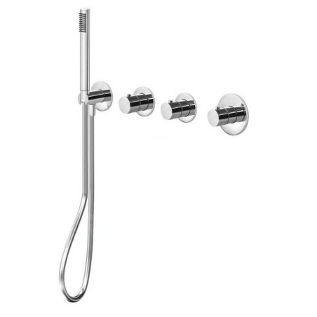 Paffoni Modular Box - Mitigeur thermostatique encastré, pour 2 sorties, chrome MDE000CR