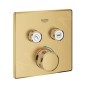 Grohe Grohtherm SmartControl - Mitigeur thermostatique encastré avec 2 soupapes, Cool Sunrise brossé 29124GN0 Grohe Grohtherm SmartControl - Mitigeur thermostatique encastré avec 2 soupapes, Cool Sunrise brossé 29124GN0