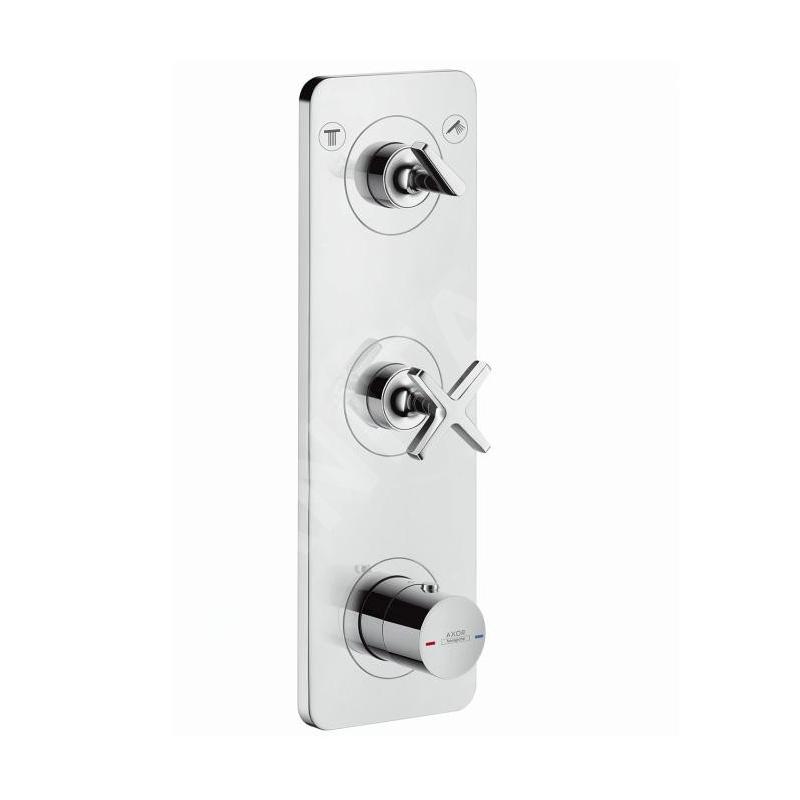 Axor Citterio E - Mitigeur thermostatique à encastrer, pour 2 sorties,chrome 36703000