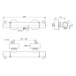 Ideal Standard CeraTherm - Mitigeur thermostatique de douche, or brossé A7587A2