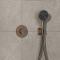 Hansgrohe ShowerSelect Comfort - Mitigeur thermostatique encastré, 2 sorties, bronze brossé 15554140
