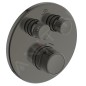 Ideal Standard CeraTherm Navigo - Mitigeur de douche thermostatique encastré pour 2 sorties, Magnetic Grey A7296A5