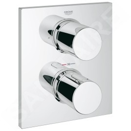 Grohe Grohtherm F - Mitigeur thermostatique de baignoire encastré, chrome 27618000