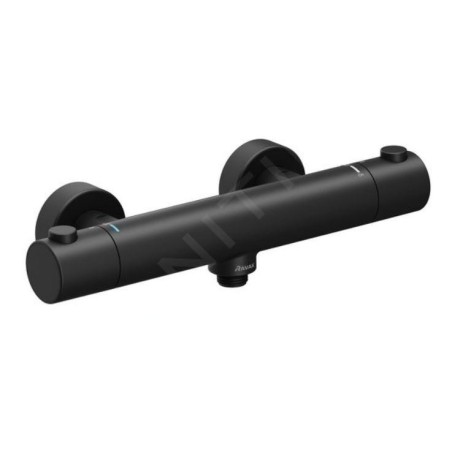 Ravak Puri - Mitigeur thermostatique de douche, noir mat X070188