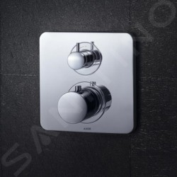 Axor Citterio M - Mitigeur thermostatique encastré pour baignoire, chrome 34725000