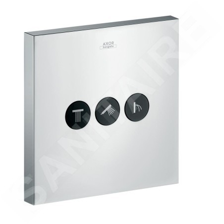 Axor ShowerSelect - Vanne d’arrêt / inverseur pour 3 sorties, chrome 36717000