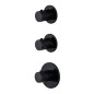 Paffoni Modular Box - Mitigeur thermostatique encastré, pour 2 sorties, noir mat MDE018NO Paffoni Modular Box - Mitigeur thermostatique encastré, pour 2 sorties, noir mat MDE018NO