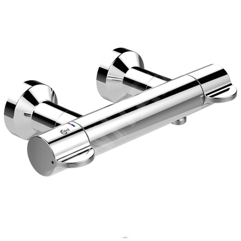 Ideal Standard Ceraplus II - Mitigeur thermostatique mural de douche, chrome A6870AA