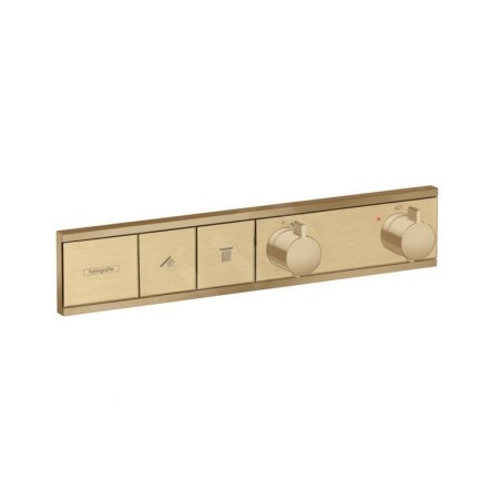 Hansgrohe RainSelect - Mitigeur encastré pour 2 sorties, bronze brossé 15380140