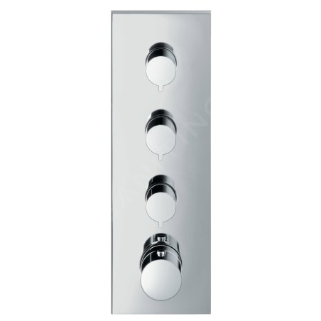 Axor ShowerCollection - Set de finition du module thermostatique, chrome 10751000