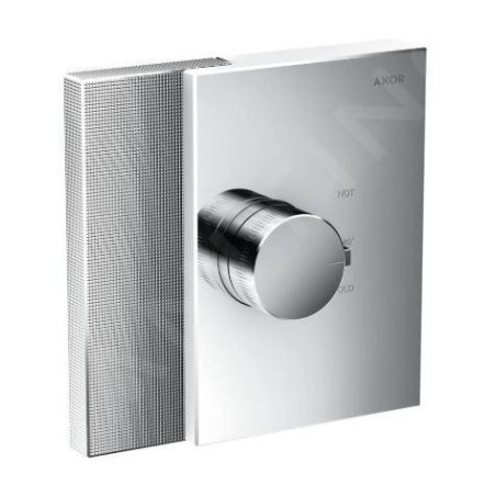 Axor Edge - Thermostatique encastré haut débit, chrome/coupe diamant 46741000