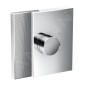 Axor Edge - Thermostatique encastré haut débit, chrome/coupe diamant 46741000