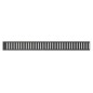 Alcadrain Grilles - Grille pour bac à douche linéaire 1050 mm, noir mat PURE-1050BLACK