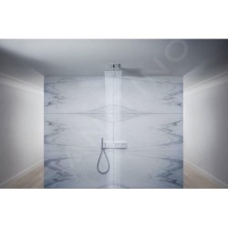 Axor Edge - Mitigeur thermostatique de douche encastré Select 540/100 pour 3 sorties, chrome/coupe diamant 46711000