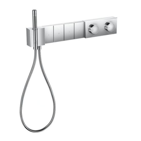 Axor Edge - Mitigeur thermostatique de douche encastré Select 610/100 pour 4 sorties, chrome 46720000