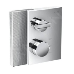Axor Edge - Robinet thermostatique encastré pour 2 sorties, chrome/coupe diamant 46761000