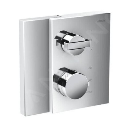 Axor Edge - Robinet thermostatique encastré pour 2 sorties, chrome 46760000