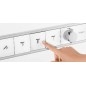 Hansgrohe RainSelect - Robinet encastré avec 5 fonctions, blanc/chrome 15358400 Hansgrohe RainSelect - Robinet encastré avec 5 fonctions, blanc/chrome 15358400