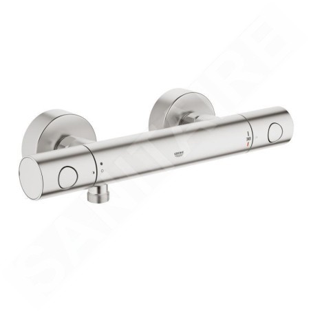 Grohe Grohtherm 1000 Cosmopolitan - Mitigeur thermostatique de douche M, supersteel 34065DC2