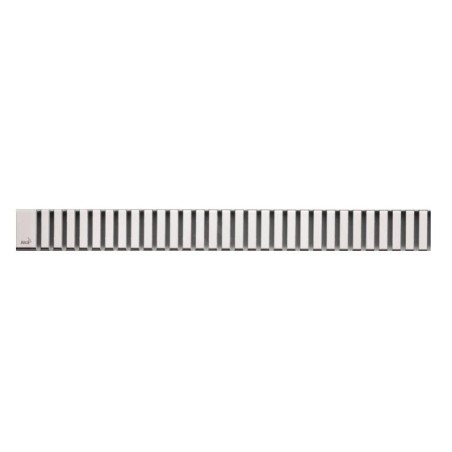 Alcadrain Grilles - Grille pour caniveau à douche linéaire 1050 mm, inox mat LINE-1050M