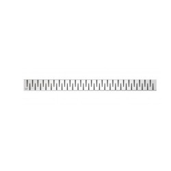 Alcadrain Grilles - Grille pour caniveau à douche linéaire 950 mm, inox poli ZIP-950L