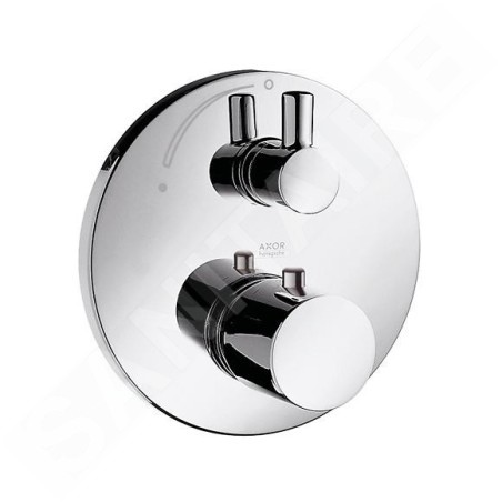 Axor Uno - Mitigeur thermostatique encastré avec vanne d’arrêt, chrome 38700000